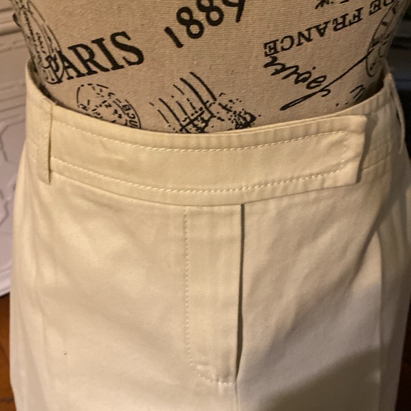 AKRIS PUNTO BEIGE WIDE LEG SIZE 12 - Picture 2 of 6